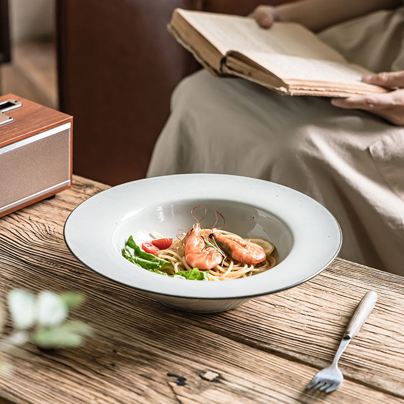 Yoshida Seiki Straw Hat Bowl Collection Micro-Flaw Tableware