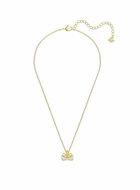 大皇冠玫瑰金白金吊坠项链锁骨女项链网红同款镶嵌施华洛水钻