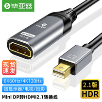 Biaz minidp turns hdmi 2 1 female adapter mini dp mouth converter to apply Apple surface