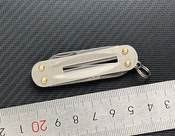 58mm Swiss Army Knife 0.6223 Model Modified/Hook Knife Scissors Horn Push Multifunctional Combination Tool