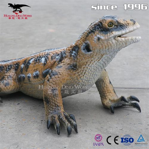 自贡年老厂制作仿真动物仿真昆虫硅胶机械电动蜥蜴模型美陈引流 - 图1