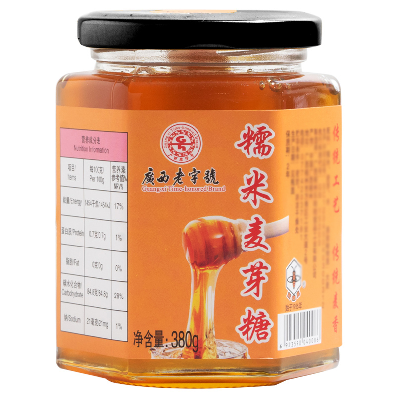 蜜蜂牌糯米麦芽糖380g糖稀烘焙专用手工纯搅搅糖浆怀旧糖果零食 - 图3
