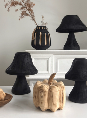 木质南瓜装饰摆件家居民宿酒店