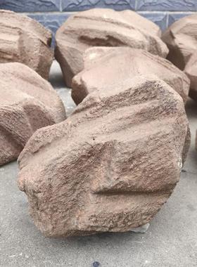 泡沫喷砂仿真石头橱窗造景