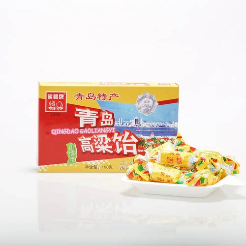 佛桃什锦饴糖高粱饴绿豆饴苹果饴红枣饴草莓饴山楂饴6种口味400g - 图0
