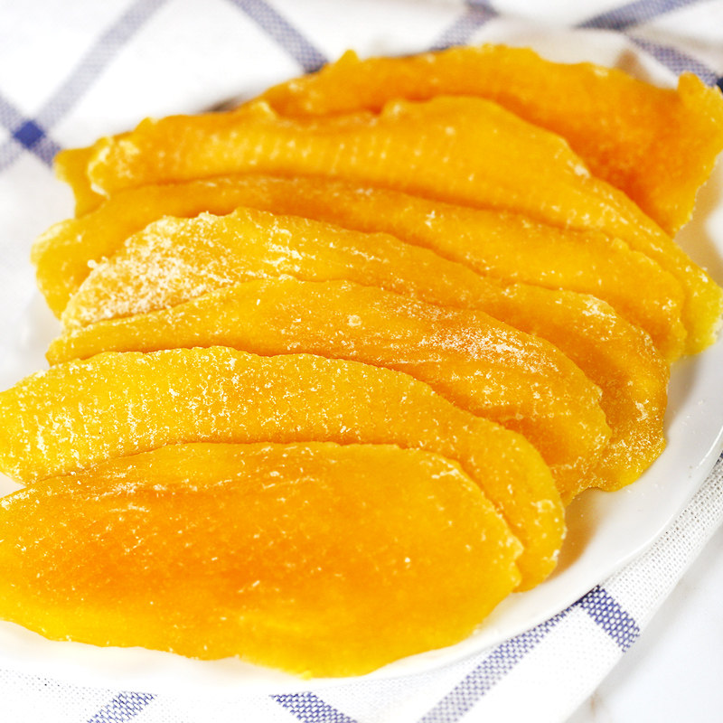 500g*2袋散装批发广西特产芒果干 满铺食品芒果干