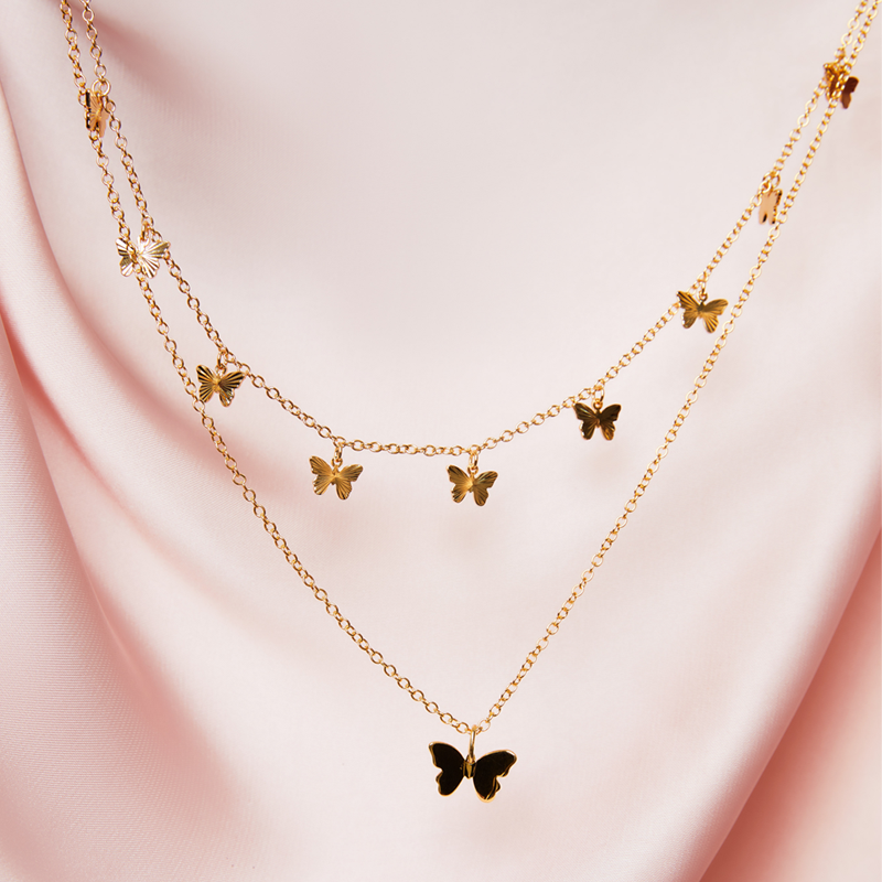 mmagpyx asa安娜苏赛姬蝴蝶锁骨链 MMAGPY项链