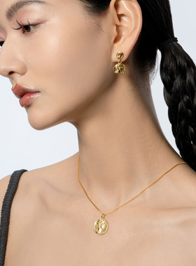 MMAGPY系列幸运币项链吊坠复古