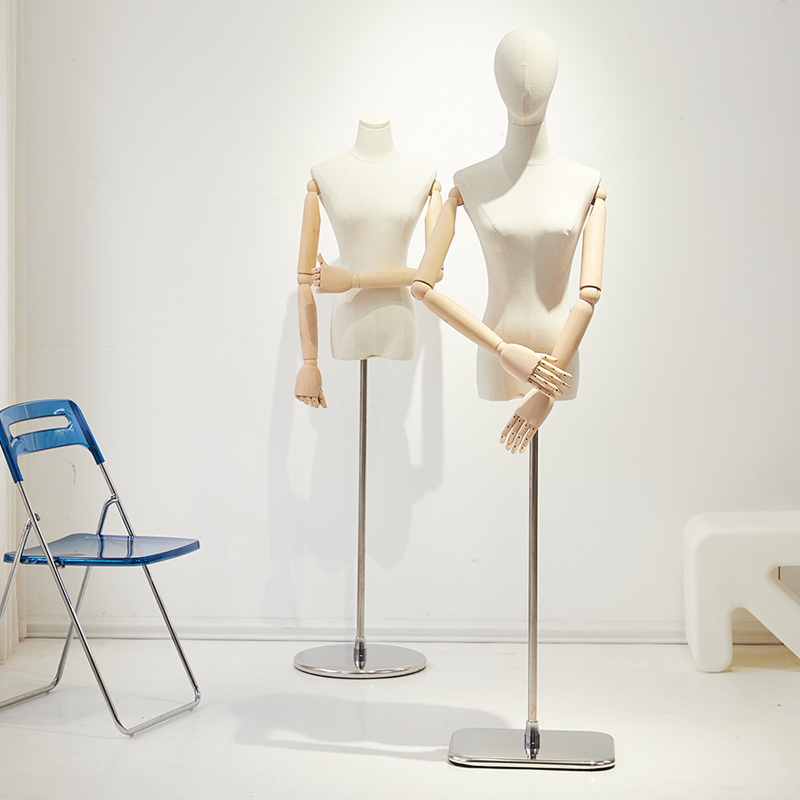 服装店女模特架子婚纱橱窗假人体模型半身女装模特道具展示架全身 - 图1