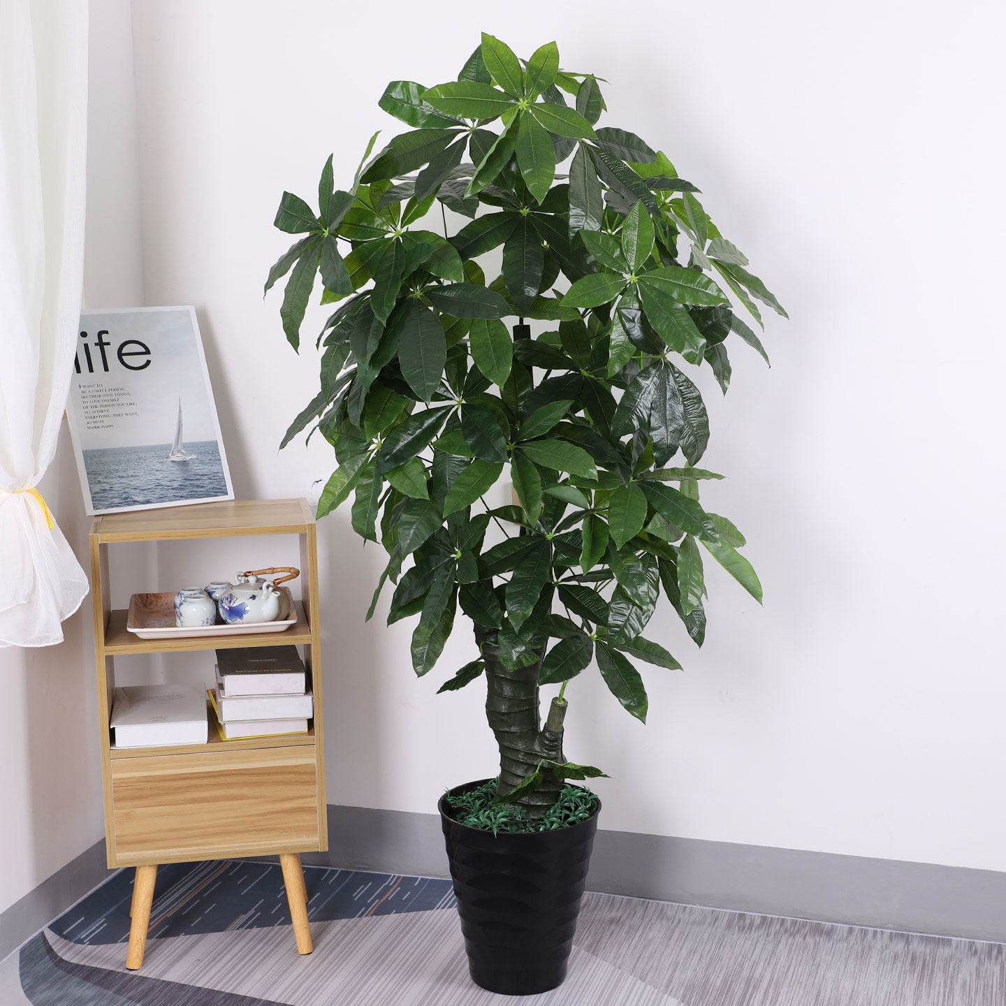 发财树仿真绿植假树客厅室内装饰落地大型仿真植物盆景栽摆件假花,淘宝优惠券,粉丝福利购,淘宝优惠卷