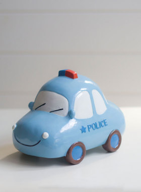 卡通汽车存钱罐儿童男孩创意可爱生日礼物 零钱罐饰品摆件储蓄罐