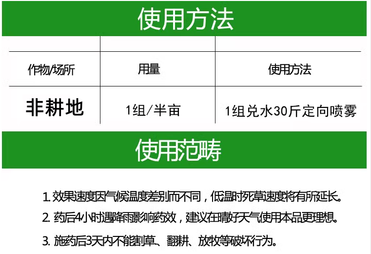 精草铵膦铵盐草铵膦草胺磷除牛筋草小飞蓬果园杂草专用除草烂根剂-图2