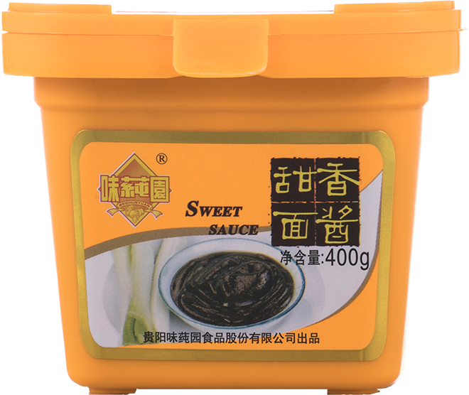 味莼园盒装甜香面酱400g*2商用家用甜面酱大葱蘸酱手抓饼调料熟酱-图3