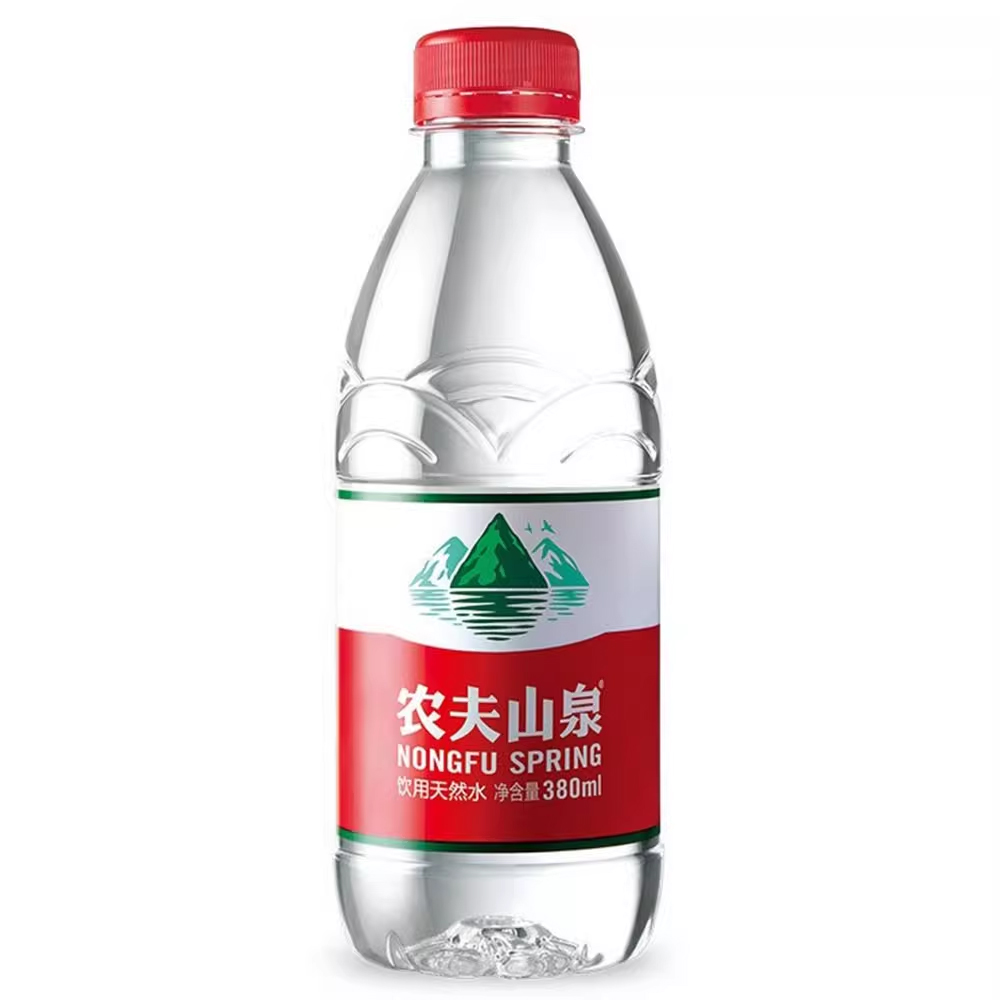 农夫山泉饮用水天然非纯净水非矿泉水小瓶380ml*12/24瓶550ml整箱