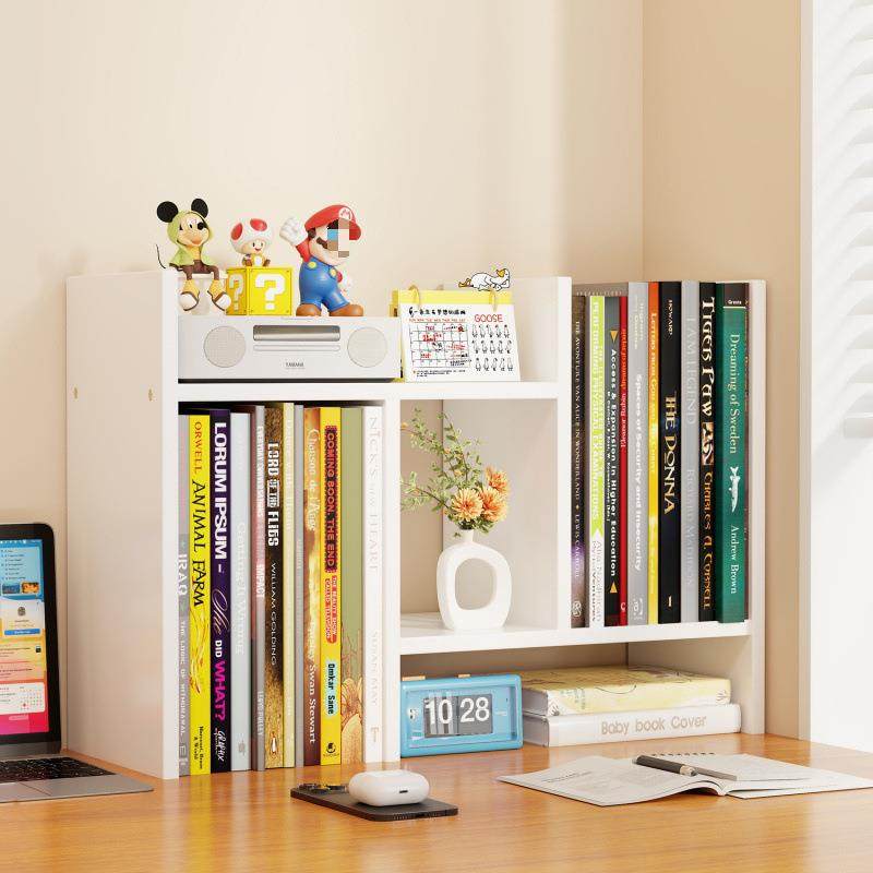 拉车套罩书架桌面置物架简易儿童组合书桌上收纳架用宿舍书柜简约,淘宝优惠券,粉丝福利购,淘宝优惠卷