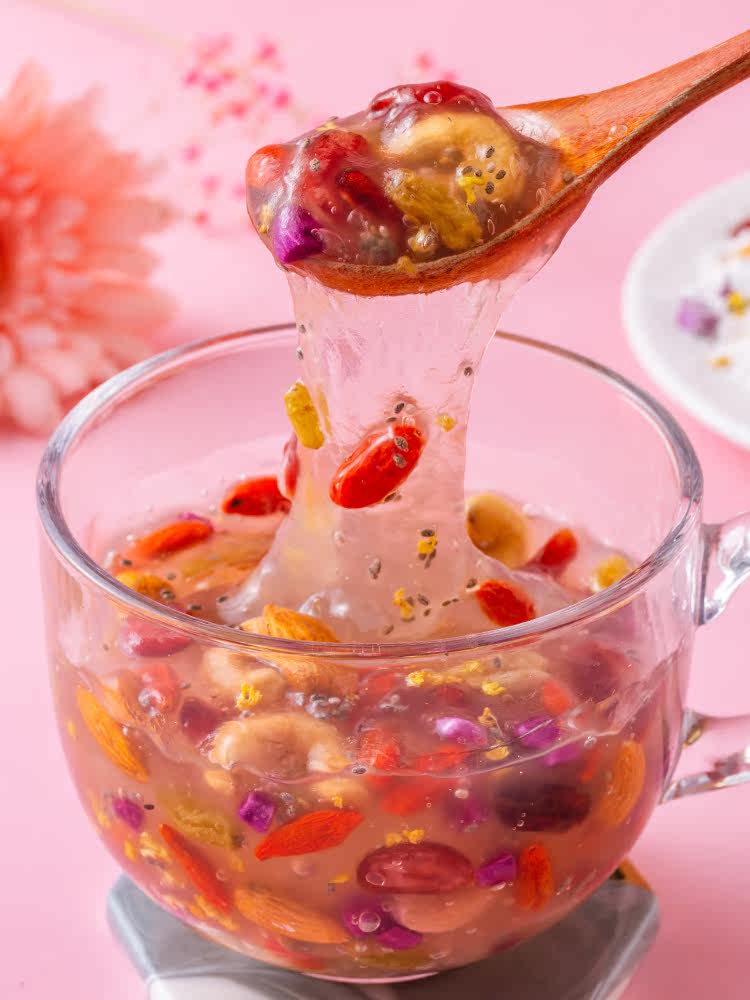 奇亚籽桂花坚果藕粉原味特产水果羹 泰康食品藕粉