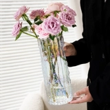 Ins ind wind nordic simple net red glass flower bottle phantom hydroponic plant Flower Room