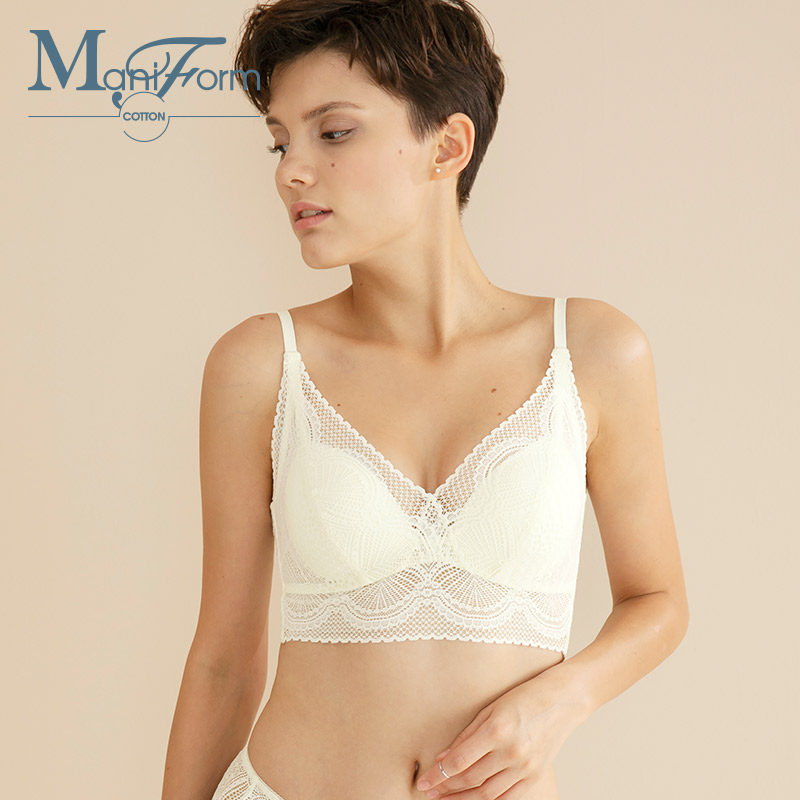 曼妮芬棉质生活蕾丝可外穿吊带文胸 曼妮芬棉质生活吊带/背心/T恤