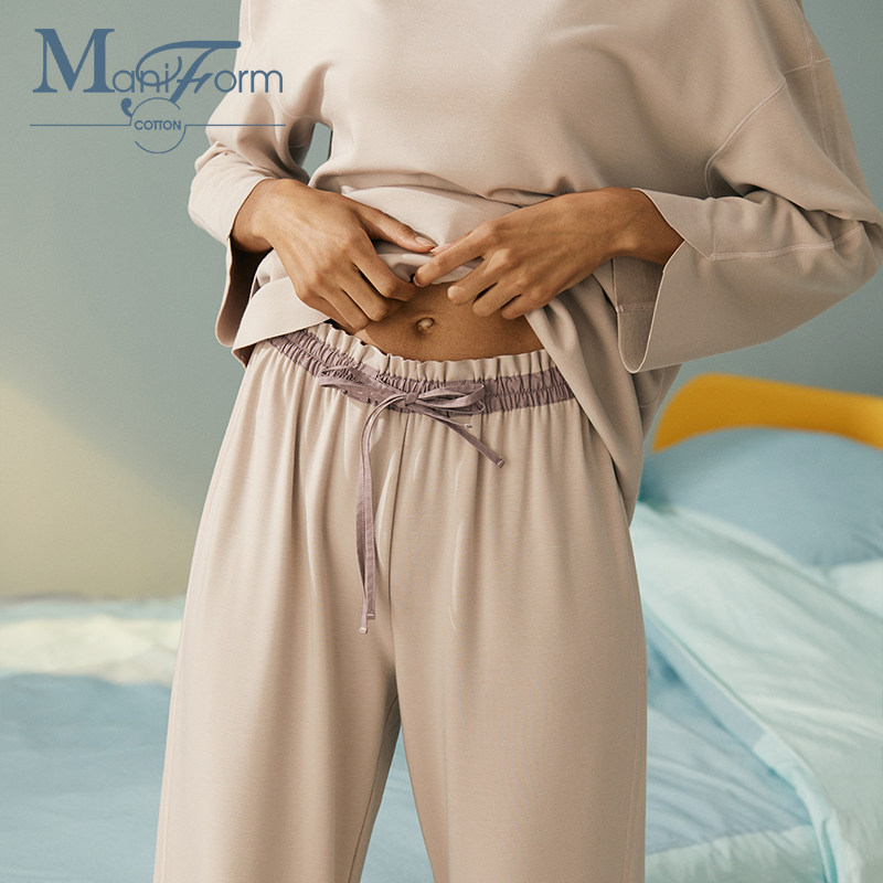 曼妮芬棉质生活零感舒适居家家居服 曼妮芬棉质生活睡衣/家居服套装