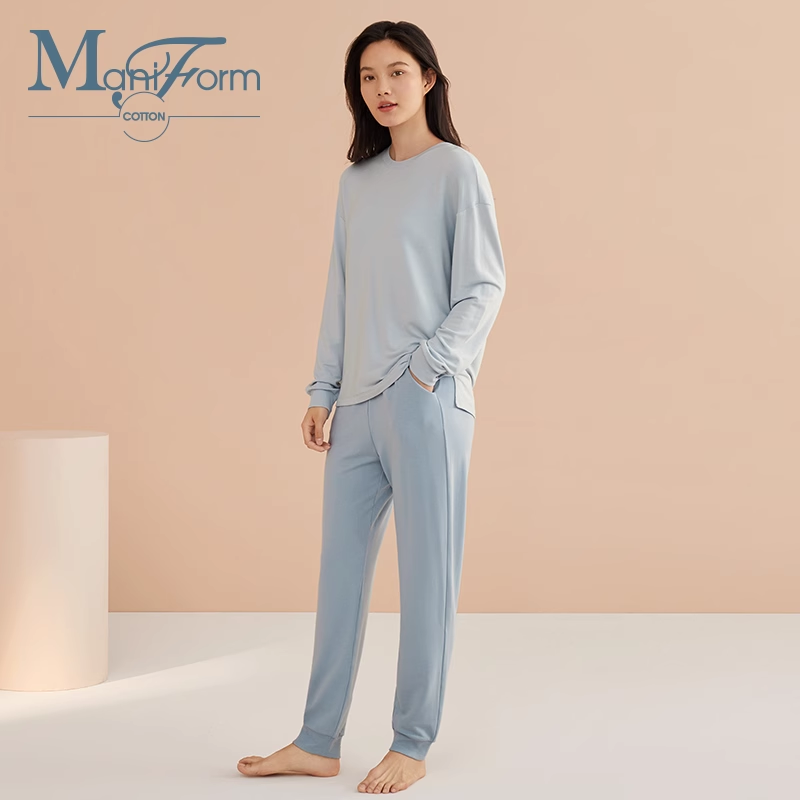 曼妮芬棉質生活親膚睡衣家居服套裝男款女款居家服Q_曼妮芬棉質生活旗艦店_女士內衣/男士內衣/家居服