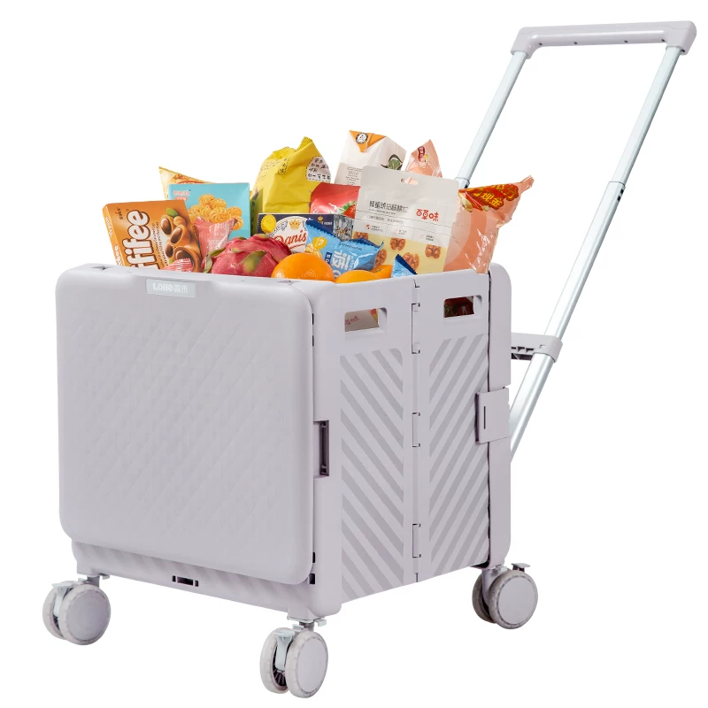 Foldable universal suitcase, cart, new collection, swivel wheels