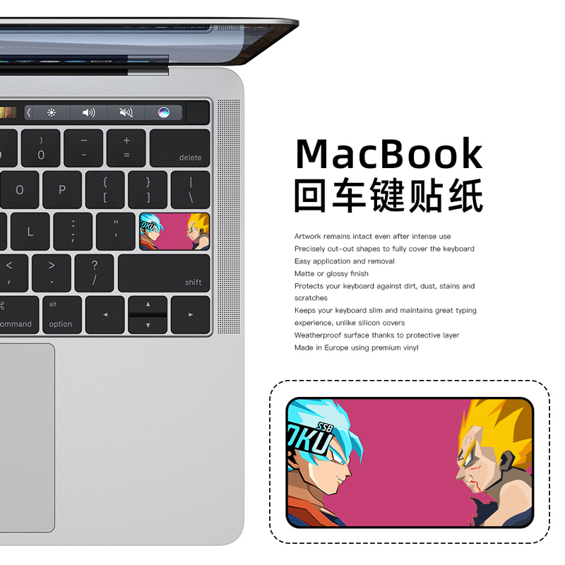 原色工场回车键创意贴纸macbookpro13air11联想15寸戴尔华为小米 - 图1