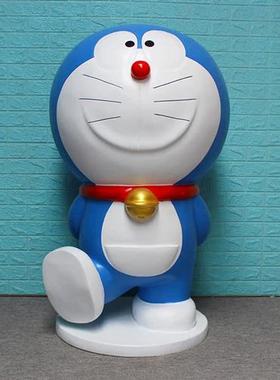哆啦A梦大型摆件玻璃钢卡通叮当猫雕塑商场儿童乐园店铺门口装饰