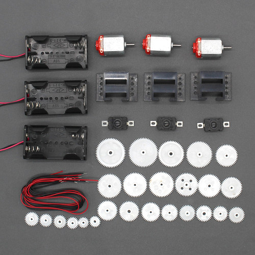 实验教具教材12件套学生手工DIY发明益智stem玩具科技小制作礼盒 - 图3