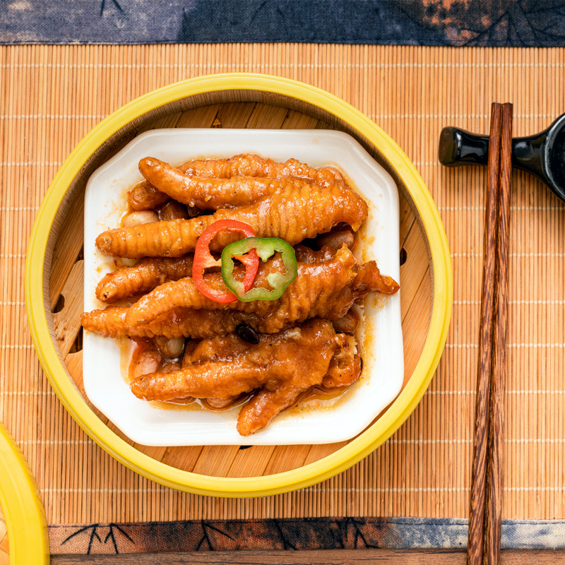 酱味凤爪400克/包四师姐广式豉汁蒸鸡爪酱香味虎皮凤爪港式点心,淘宝优惠券,粉丝福利购,淘宝优惠卷