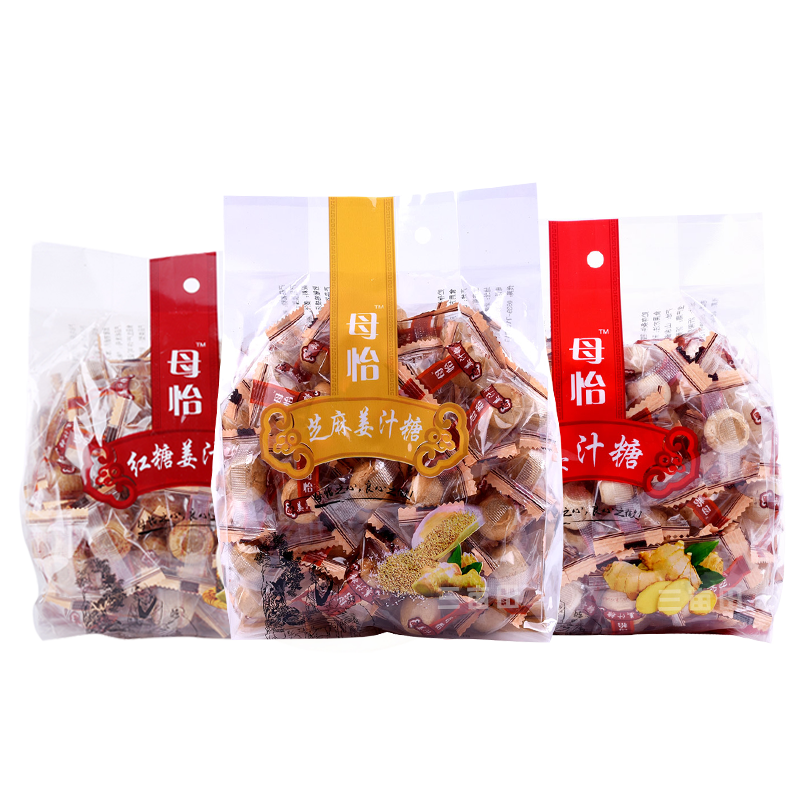 母怡姜糖硬糖手工正宗芝麻纯老姜糖 奇多金食品糖果