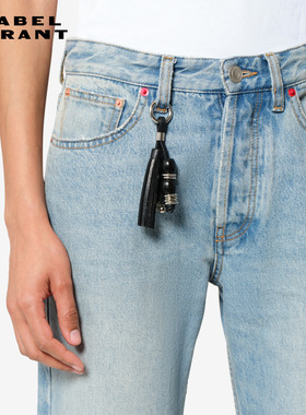 【秀场同款】ISABEL MARANT TASSEL 2 KR复古皮革流苏钥匙扣