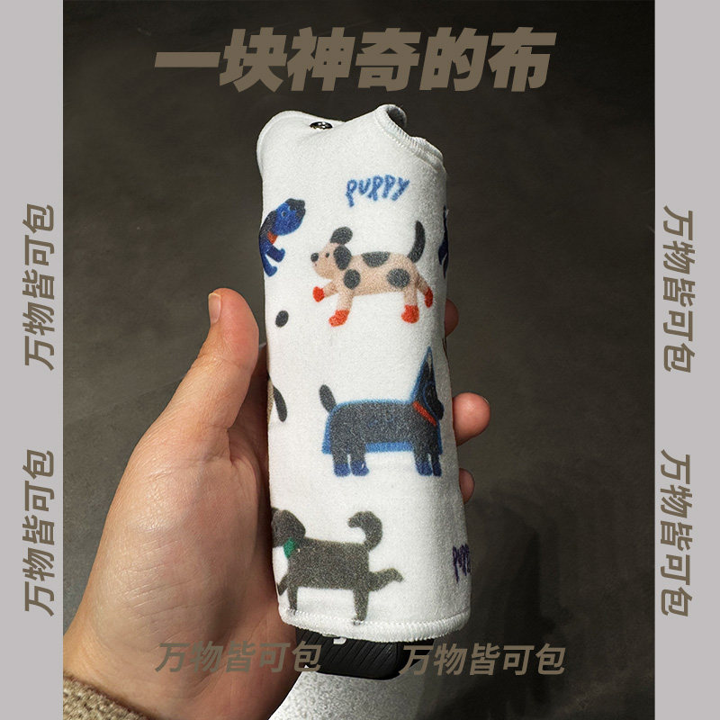 Miffy Rabbit DJI pocket4 protective cover camera magic cloth sports camera liner bag self-adhesive patch cloth