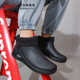 Pull-back rain boots are the first choice for fishing takeout mid-calf work shoes