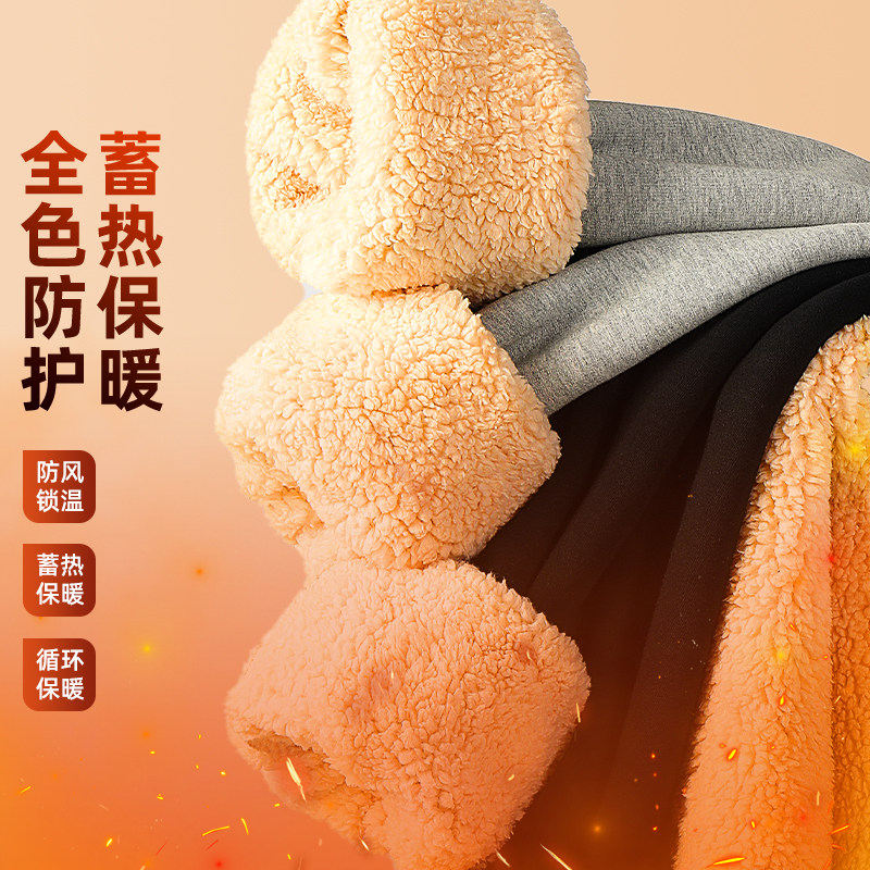 回力重磅加绒男士裤子秋冬新款东北过冬束脚裤男生灰色大码卫裤A,淘宝优惠券,粉丝福利购,淘宝优惠卷