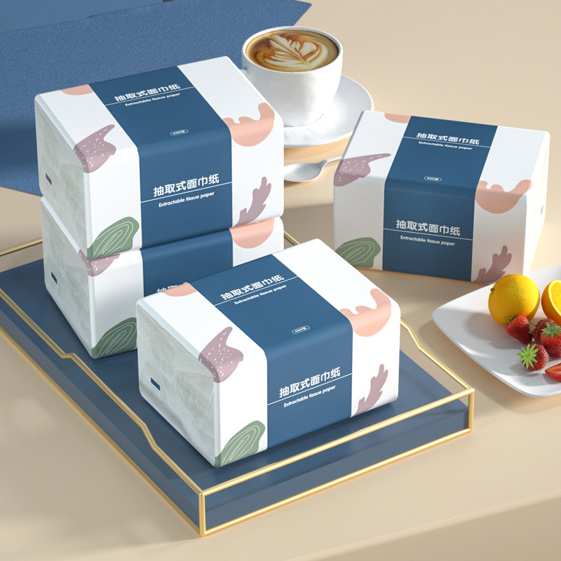 400张60整箱抽取式面纸餐纸 天微抽纸