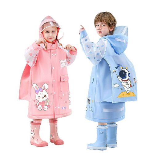 儿童雨衣男童女童幼儿园女孩小学生上学专用男孩2026新款防暴雨披 - 图3