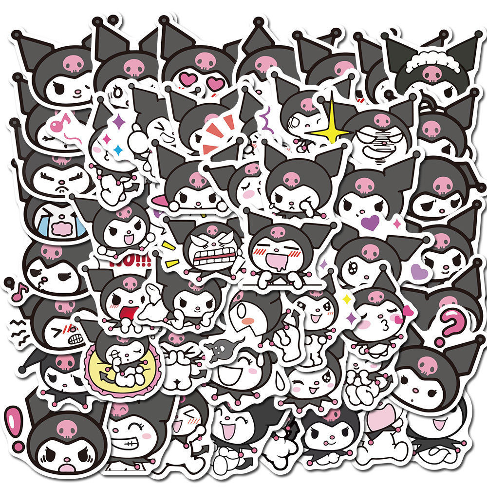 New 50pcs Sanrio Stickers Hello Kitty Stickers Kuromi  My - 图1