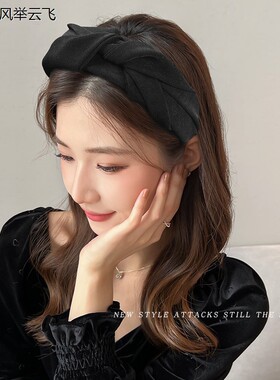 高级感高颅顶发箍女网红2