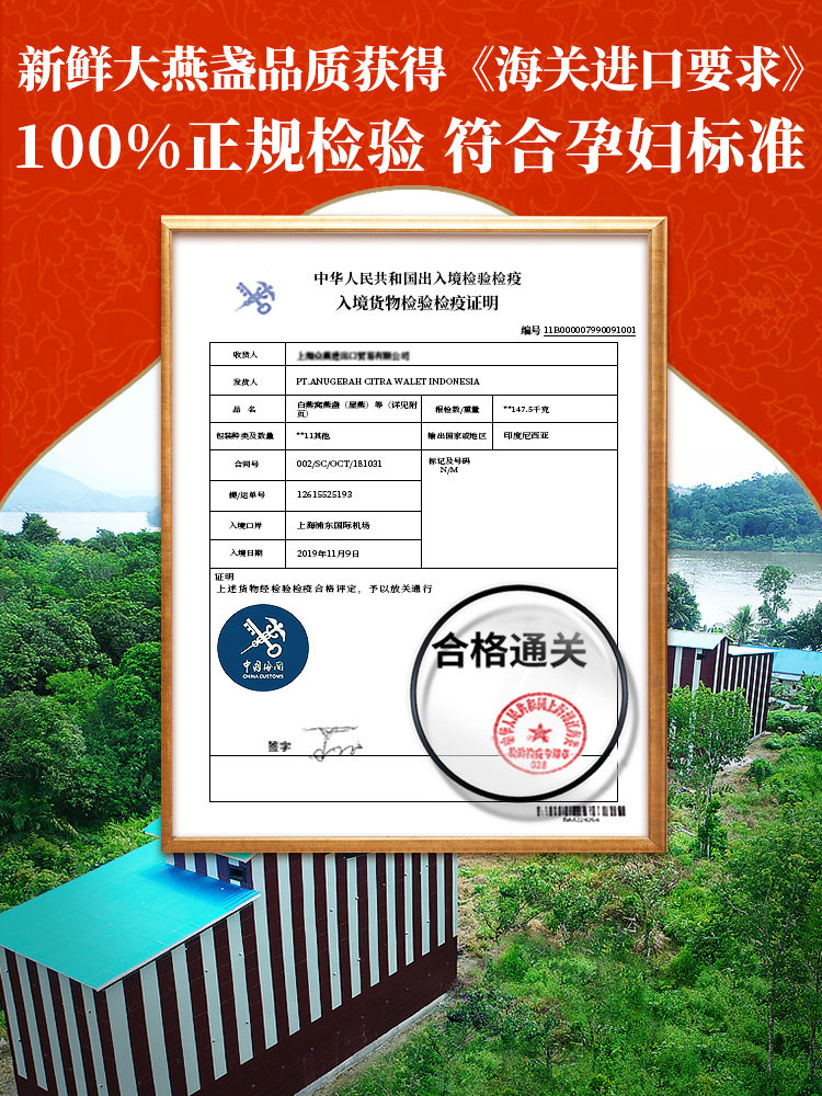 孕妇40ml*336瓶小肚款鲜炖燕窝 燕枝里即食燕窝
