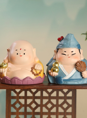 创意国潮福气小神仙摆件