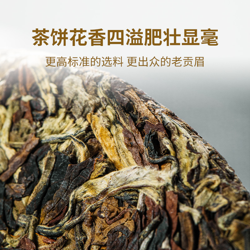 【品牌直营】澜沧古茶2021年茶妈妈高山贡眉老白茶白牡丹茶饼357g - 图1