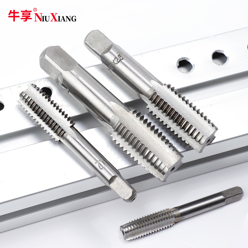 攻丝工具手用丝锥套装手动丝螺纹钻头开牙器螺丝攻丝器一副2只_虎窝淘