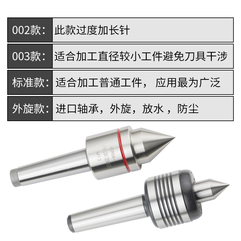 活动顶尖回转顶针高精度车床数控合金过渡重型进口轴承6莫氏4/5号 - 图3