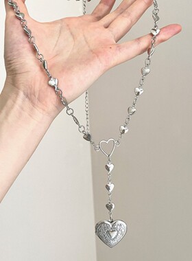 西太后Vintage中古风长款锁骨链