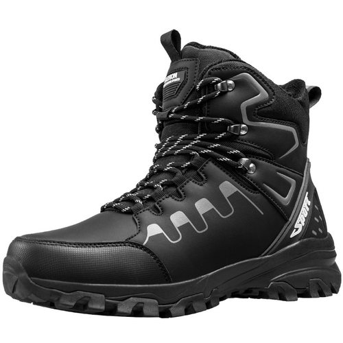 零下40东北哈尔滨雪乡男中筒防滑雪地靴冬季加厚保暖棉鞋加绒防水 - 图3