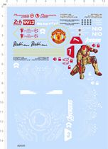 Car model modified loading street car sticker side door sticker (universal sign) special water sticker (80600)