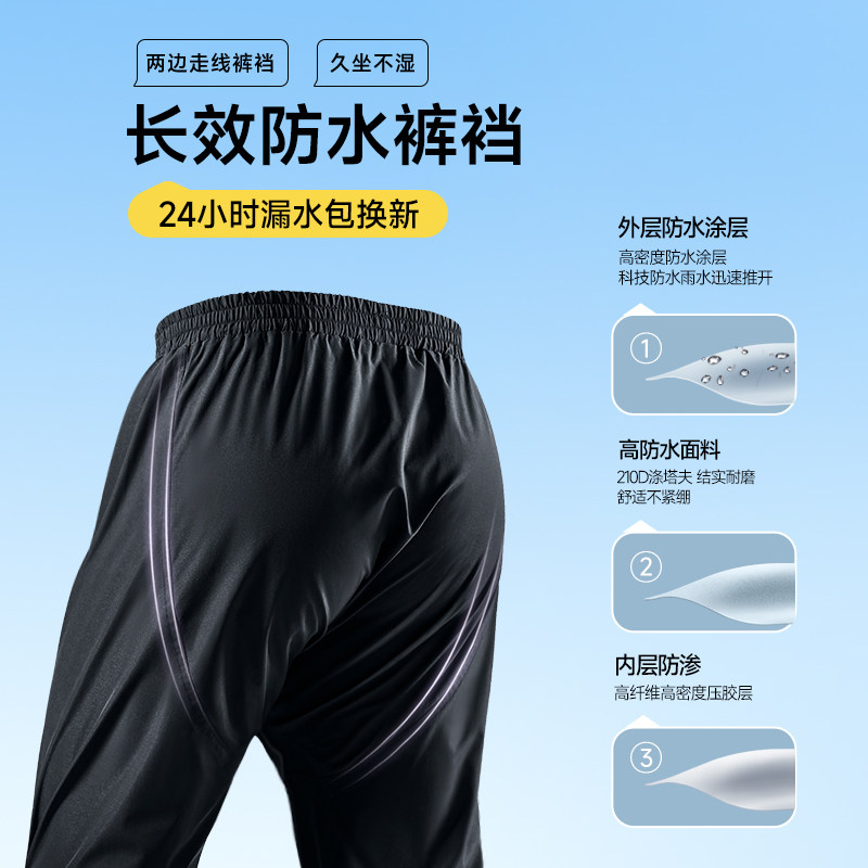 全燕男款摩托车分体式成人外穿女雨衣套装防暴雨外卖骑手骑行雨披