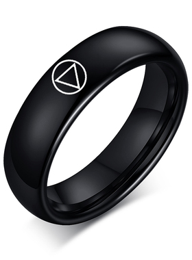 火影忍者指环动漫周边鸣戒指钨钢