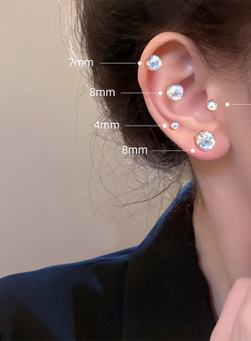 Fashion Elegant Crystal Magnetic Ear Clip For Women Luxury