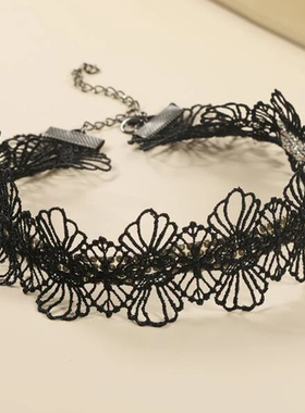 bls-miracle Summer Bohemia Newest Sexy Black Lace Choker